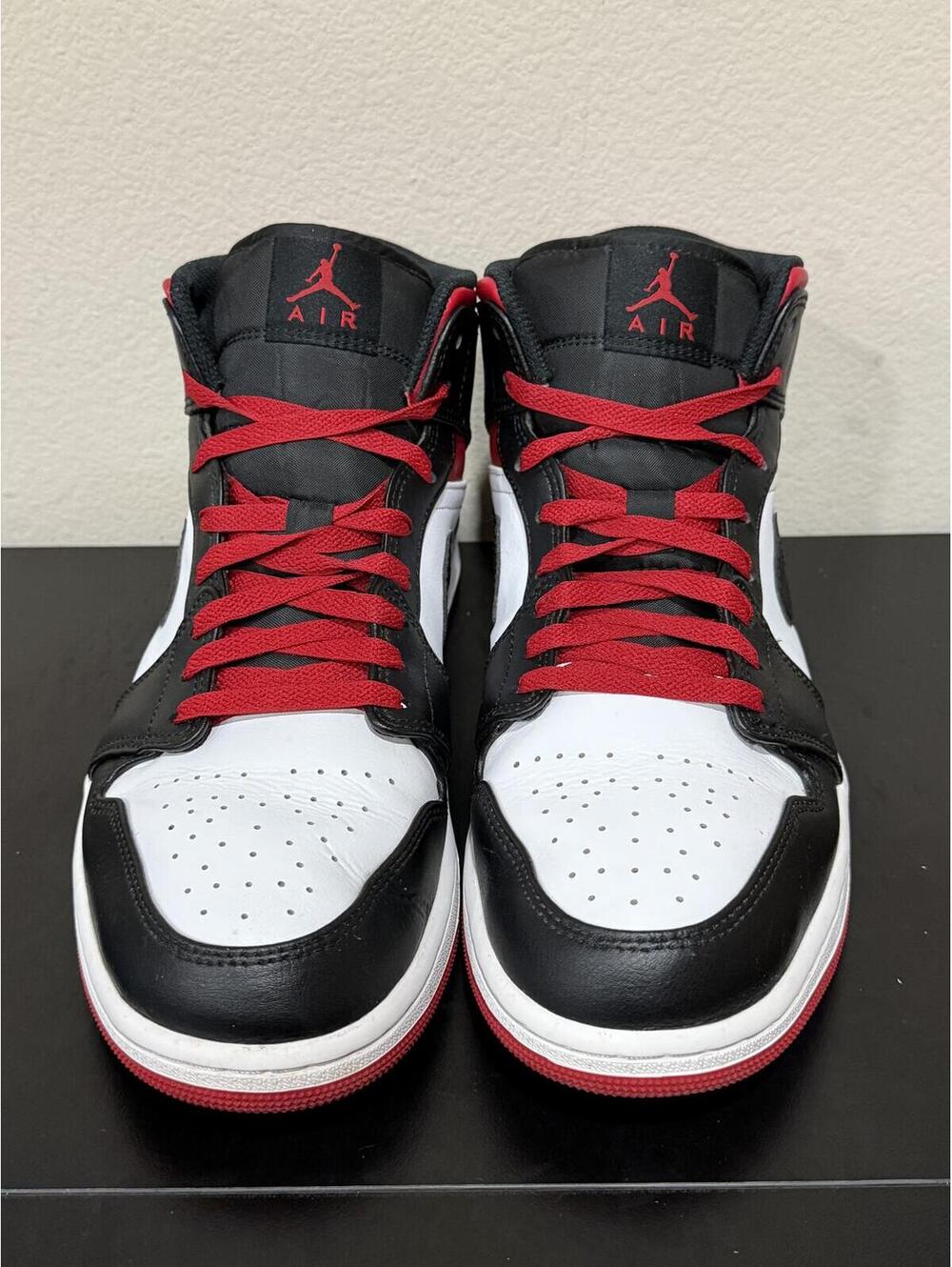 Size 11 - Air Jordan 1 Mid “Gym Red Black Toe” - Picture 3 of 6